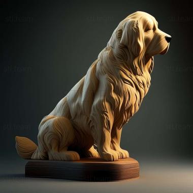 3D model Catalan Shepherd dog (STL)